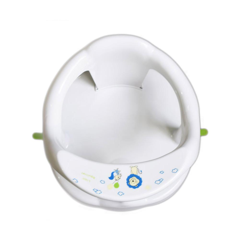 Foldable Baby Bath Seat with Backrest Support 4PCS Suction Cups Stable Sit-up Children Bathing Seat Home Furniture